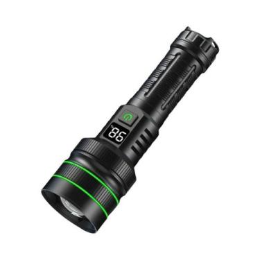 Imagem de Lanterna LED De Alta Potência Com Zoom, Bateria 26650 Integrada, Tocha