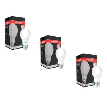 Imagem de Kit 03 Lâmpada Led Pera Branca Frio 90W Avant Soquete E27