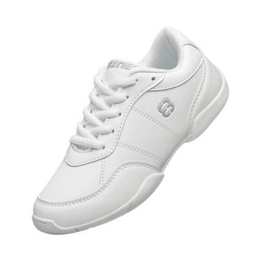 Imagem de Tênis Leves Brancos Para Competição De Cheerleading Para Meninas, Calç