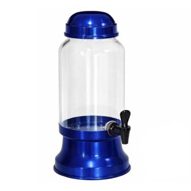 Imagem de Suqueira Simples Vidro Sucos e Bebidas 3,2 Lt - Azul Verniz - Pontual 