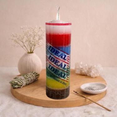 Imagem de Vela 7 Dias Sete Linhas Ideal  Proteção, Equilíbrio e Força Espiritual