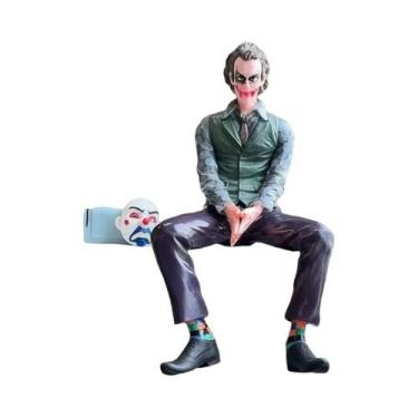 Imagem de Boneco De Ação Do Joker De Heath Ledger De 16cm Sentado Com Terno Verd