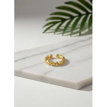 Imagem de Brinco folheado a ouro Piercing pressão, Sem furo, Design Minimalista,