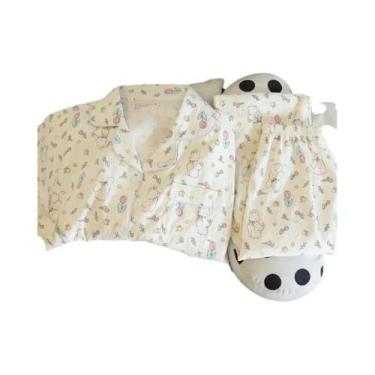 Imagem de Conjunto De Pijamas Com Estampa De Cerejas Para Mulheres, Moda Coreana