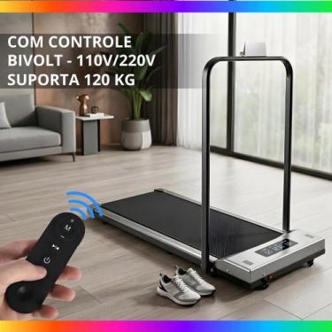 Imagem de Esteira Elétrica Ergométrica Bivolt Motorizada Dobrável Academia Domés