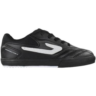 Imagem de Chuteira Infantil Dominator Topper, Preto, Branco, 35