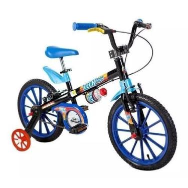 Imagem de Bicicleta Aro 16 Em Alumínio C/rodinhas Menino Tech Boys Nathor, 16", 