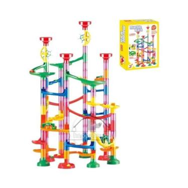 Imagem de Brinquedo De Montar Pista De Bolinhas 3D Para Crianças, Labirinto De B