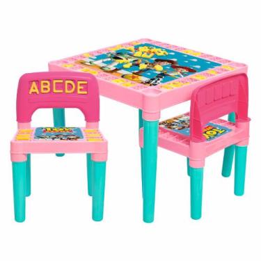 Imagem de Mesa Didática Infantil Com 2 Cadeiras Letras E Números - Toys 2u
