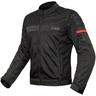 Imagem de Jaqueta X11 Super Air Leve Ventilada Com Proteções Preta Preta, 3G