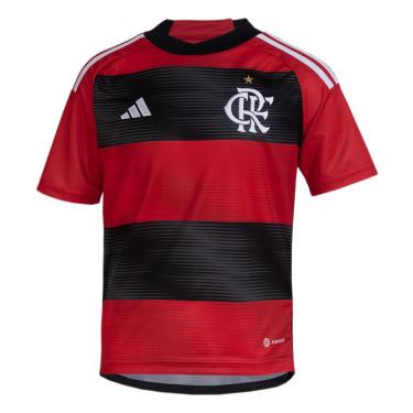 Imagem de Camisa Flamengo Infantil I 23/24 s/n Torcedor Adidas Masculina-Masculino
