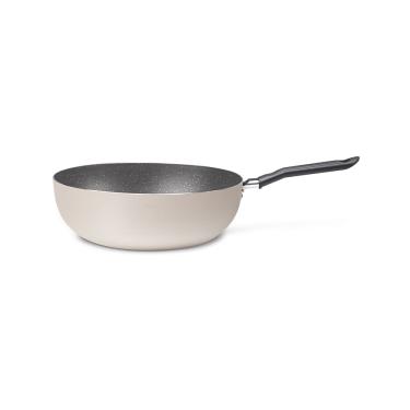 Imagem de WOK 24cm 2,3 L Ceramic Life NATURALLE BRINOX CHAMPAGNE