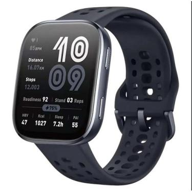Imagem de Relógio Amazfit Smartwatch Bip 6 Preto Gps Alexa Bluetooth