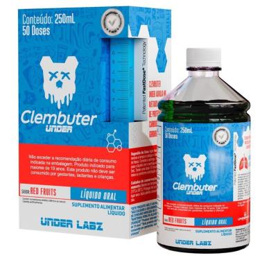 Imagem de Pre Treino Clembuter Under Red Fruits 250ml - Under Labz-Unissex