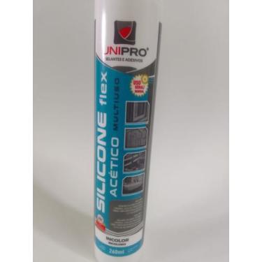 Imagem de Silicone Acético Multiuso Uso Geral Unipro Incolor 260ml - Unipró