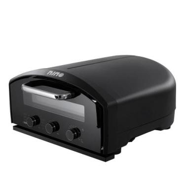 Imagem de Forno de Pizza Nino Elétrico em Inox com Pedra Quadrada 33cm 450C - Ce