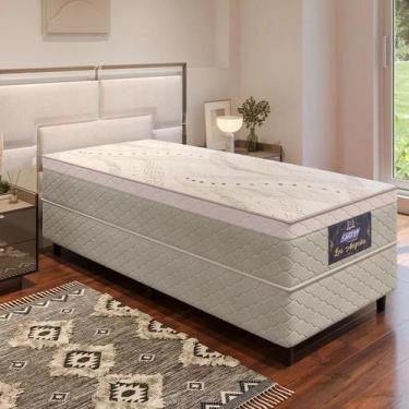 Imagem de Cama Box solteiro Gazin molas ensacadas 1,88cm x 88cm , já acompanha B