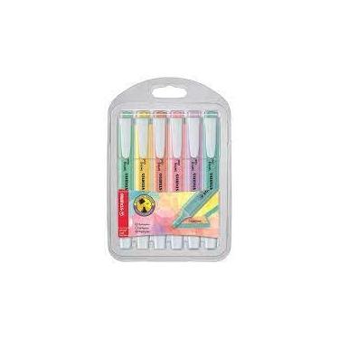 Imagem de Marca Texto  06 Cores Stabilo  Swiing Cool Pastel
