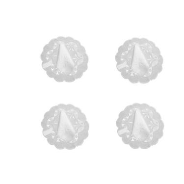 Imagem de Jogo americano branco Flor bordado e Guardanapo - 4 unid - Rafimex