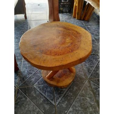 Imagem de Mesa de centro em madeira maciça - Madeira de lei 