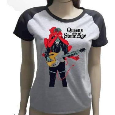 Imagem de Camiseta Babylook Queens Of The Stone Age Exclusivo - Alternativo Basi