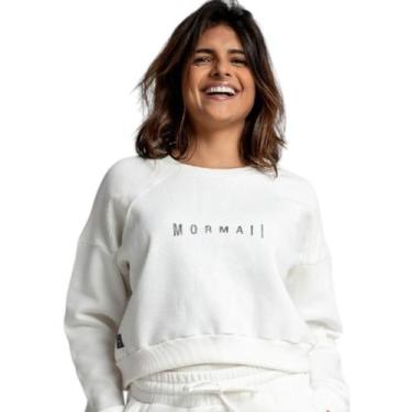 Imagem de Blusa De Moletom Beach Tenis Mormaii Vitória Marchezini Cor:Off WhiteT