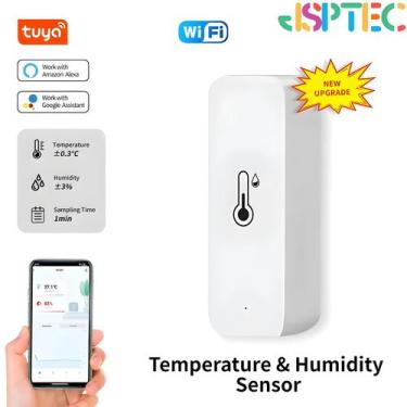 Imagem de Termômetro E Higrômetro Inteligente WiFi Com Alarme Remoto, Compatível