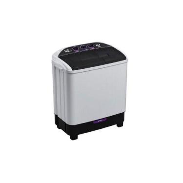 Imagem de Tanquinho Semiautomático Twin Tub 2 Em 1 4,6kg Praxis Branco 220V, 220