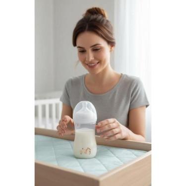 Imagem de 2x Mamadeira Anticolica 260ml Bico Ritmo 3 Girafa Bebê - Congratulatio
