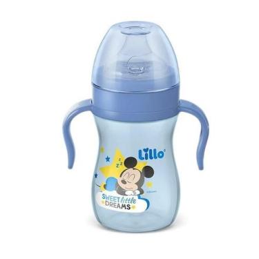 Imagem de Copo lillo evolution azul desenhos 6+m antivazamento 240ml silicone