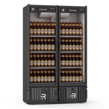 Imagem de Expositor Vertical Extra Frio Refrimate 800 Litros 2 Portas Preto 220V