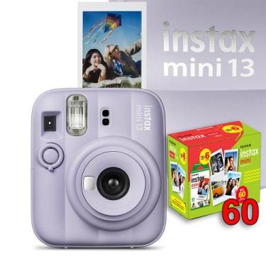 Imagem de Câmera Instax Mini 13 + Filme 60 poses Kit Exclusivo, Lilás