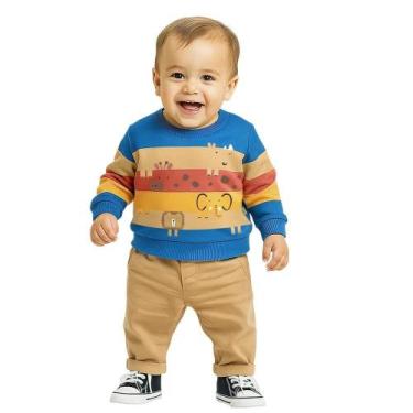 Imagem de Calça Bebê Menino Acampamento Legal Alphabeto Pacoca, Pacoca, 9-12 M