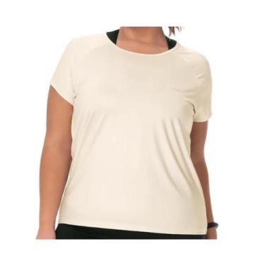 Imagem de Blusa Zee Rucci Fitness Meia Manga Zr0501-026 Areia, G3, Areia