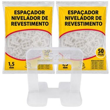 Imagem de 100 Niveladores Espaçadores De Porcelanato Piso Fácil Destaque Acabame