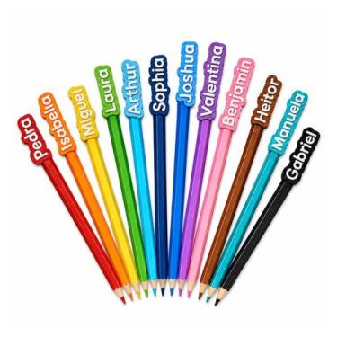 Imagem de Kit com 12 ponteiras personalizadas - Escolar - VMWSTORE