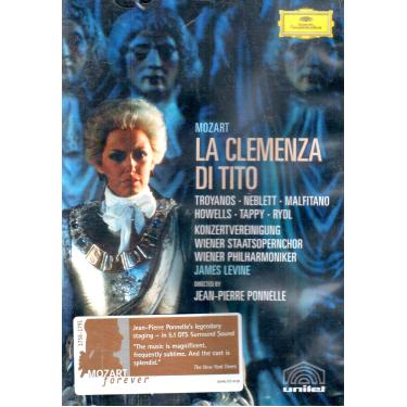 Imagem de Mozart - La Clemenza di Tito / Tatiana Troyanos, Eric Tappy, Carol Neblett, Catherine Malfitano, Kurt Rydl, James Levine