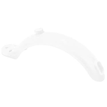 Imagem de Shanrya Para-lama traseiro de scooter elétrico, patinete compacto reciclável com gancho para Mijia M365 branco