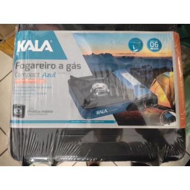 Imagem de Fogareiro A Gás Compacto Azul - Kala