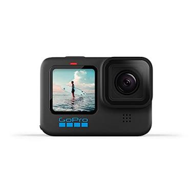 Imagem de Câmera GoPro HERO10 Black à Prova com LCD Frontal, Vídeos 5.3K 60, Fotos 23MP, Chip GP2, HyperSmooth 4.0, Live Streaming 1080p, Webcam, Conexão Nuvem, Preta