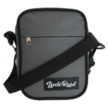Imagem de Bolsa Transversal Ludoraal Slim cinza para Homens e Mulheres/Shoulder Bag Esportiva/Bolsa de Ombro