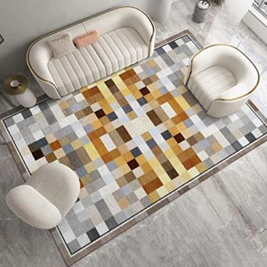 Imagem de Tapetes de área grande para decoração de interiores para meninos e meninas, quarto de crianças, tapete de chão antiderrapante de fibra de poliéster, tapete de ioga, sofá de veludo de cristal sem pelos para sala de estar