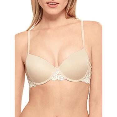 Imagem de Wacoal Sutiã push-up de renda Petite Embrace, Nude natural, 32B