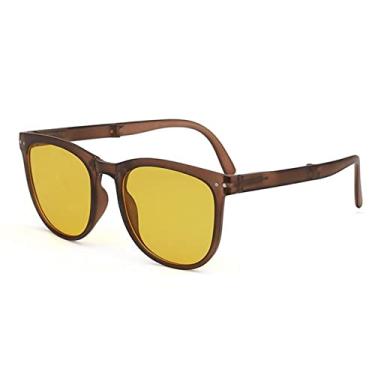 Imagem de Óculos de sol espelho de condução óculos de sol dobráveis ​​óculos de sol ultraleve óculos de sol anti-ultravioleta HD proteção uv retro,02,China