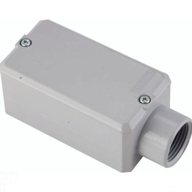 Imagem de Condulete fixo 3/4&quot; tipo &quot;E&quot; - com tampa / rosca BSP / com pintura eletrostática a pó Tramontina