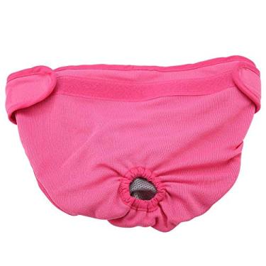 Imagem de Zerodis Calças de roupa íntima de algodão para cães, calças fisiológicas para cães, fraldas sanitárias, respirável, algodão, suspensório, calças curtas (PP)