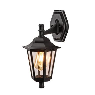 Imagem de Arandela Colonial Luminária de parede lente transparente Preto 132