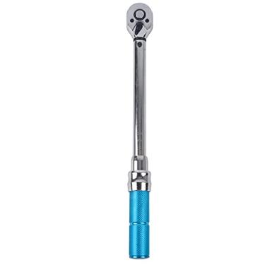 Imagem de SEIWEI Chave de torque click, chave de torque dupla direção de aço cromo vanádio, ferramenta de reparo de bicicleta de carro predefinida, chave de 1/4", 5-25N.m