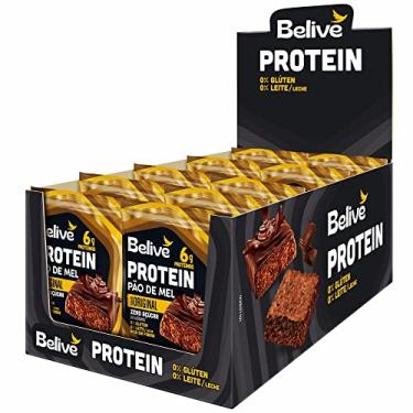 Imagem de DISPLAY Pão de Mel BeLive - Protein ZERO Açúcar - DISPLAY com 10 unidades
