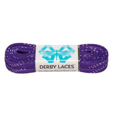 Imagem de Purple 270cm Waxed Skate Lace - Derby Laces for Roller Derby, Hockey and Ice Skates, and Boots